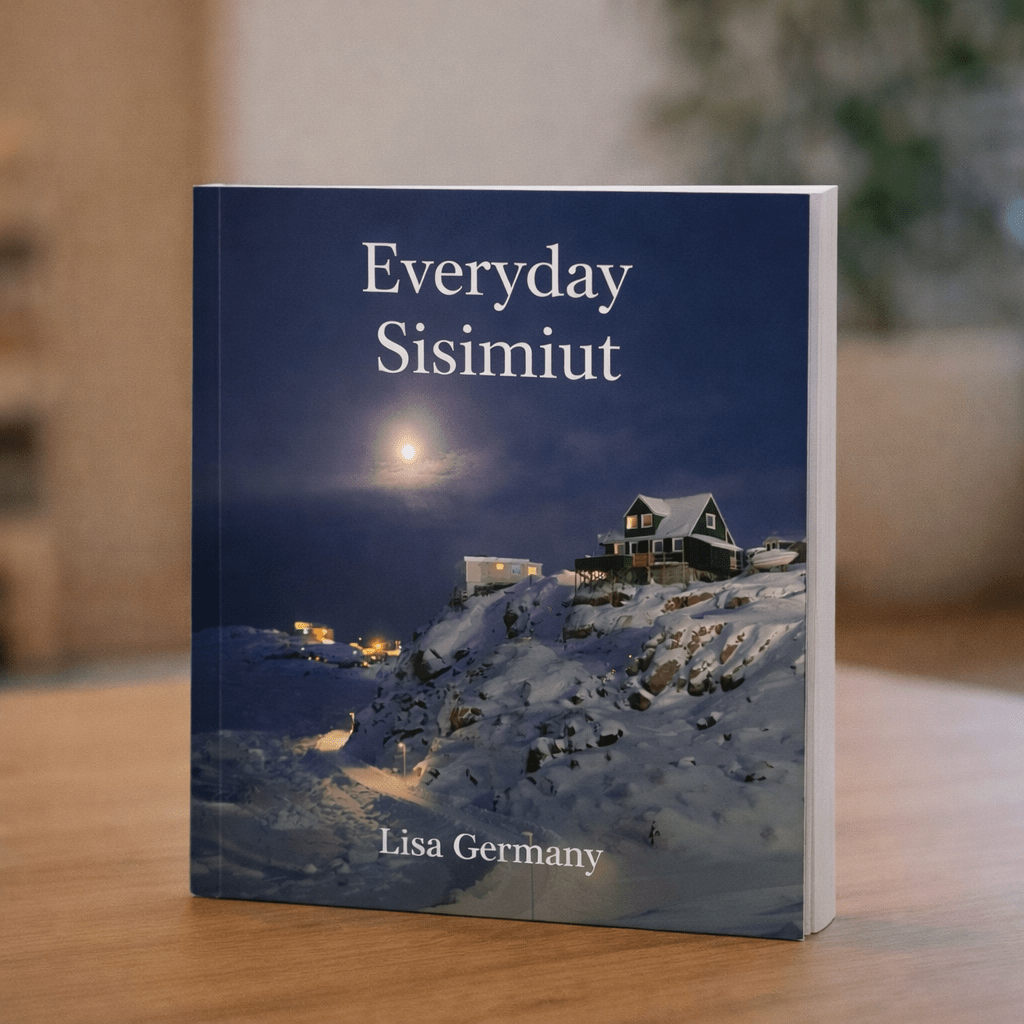 Mocked up cover for Everyday SIsimiut - a book of mobile phone photography