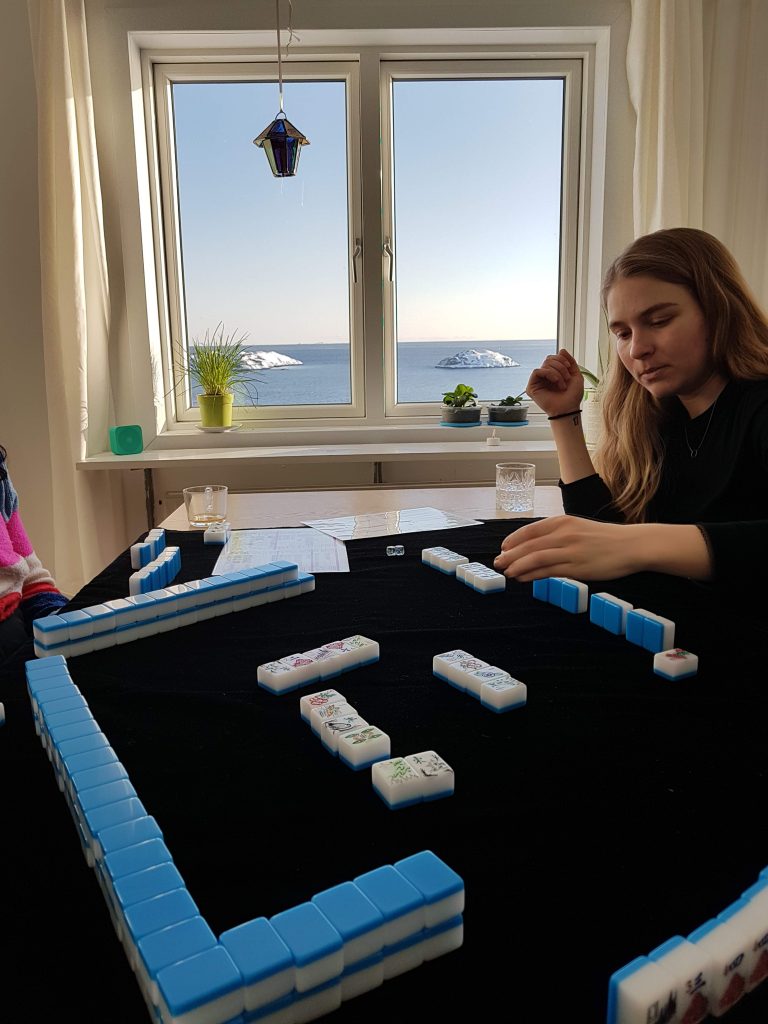 Playing Mahjong in Greenland